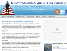 Tablet Screenshot of chattanoogajiujitsu.com